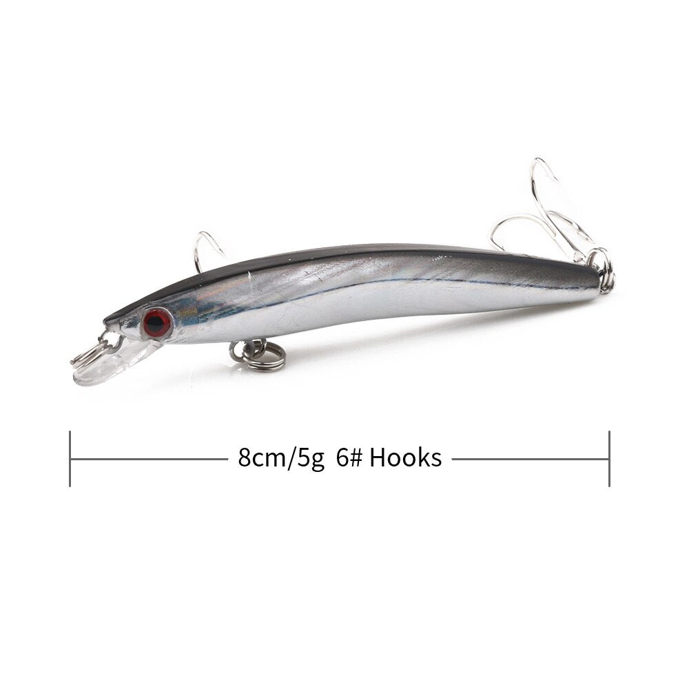 3 1/7in 1/6oz Minnow Fishing Lure