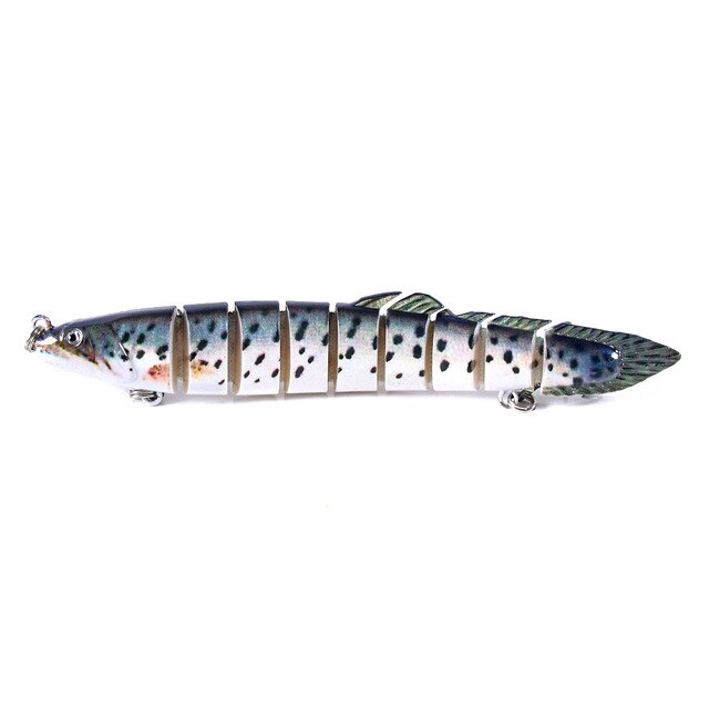 5 1/2in 3/4oz Wobblers 9 Segments Lures