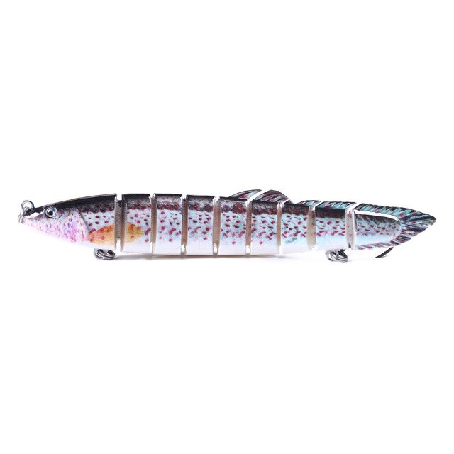 5 1/2in 3/4oz Wobblers 9 Segments Lures