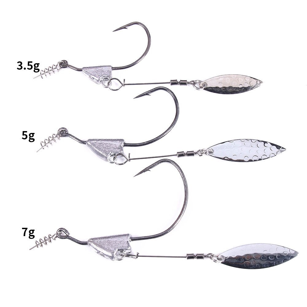 Underspin Jig Heads Hook