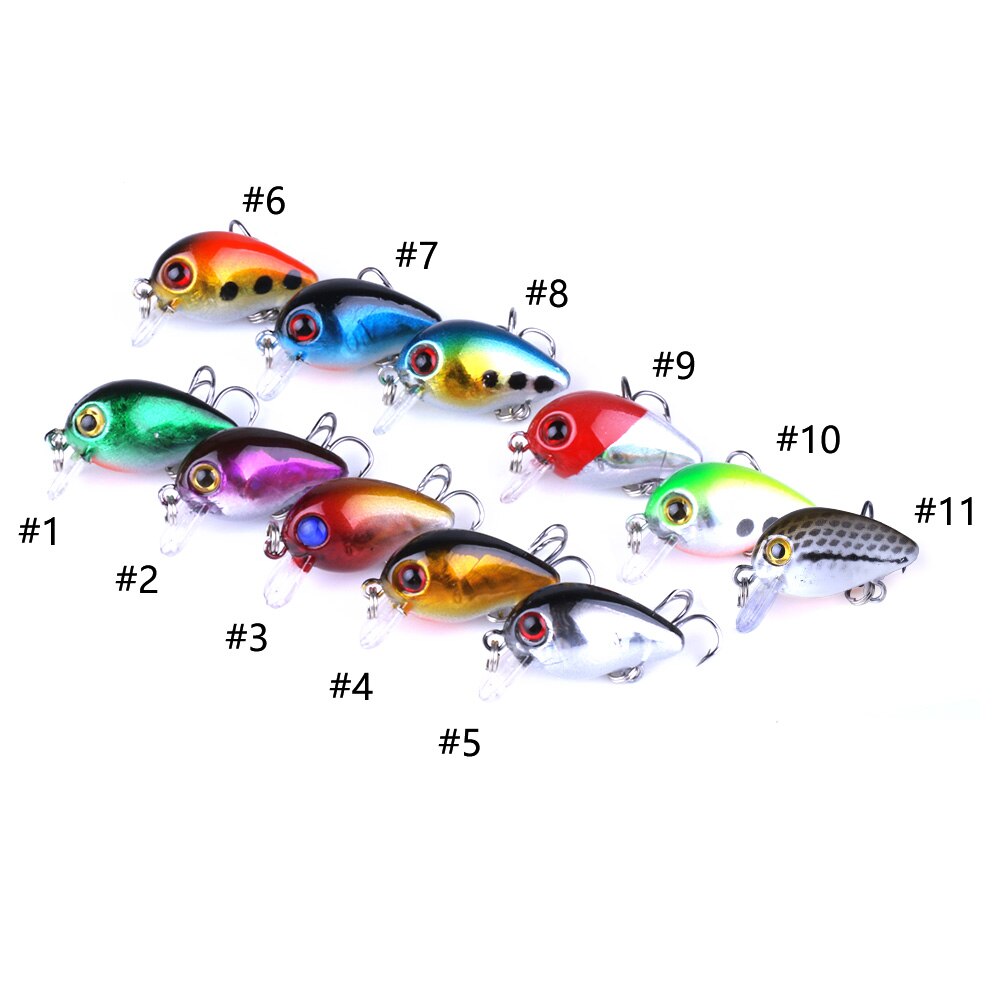 1 1/6in 1/14oz Mini Crankbait Topwater Lure