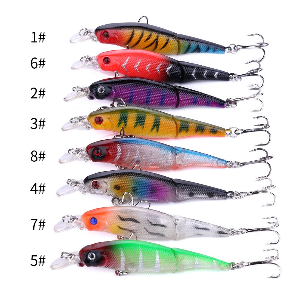 3 1/2in 1/4oz 2 Segmented Minnow Lure
