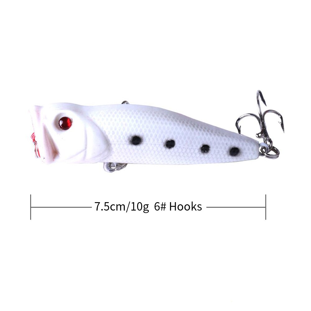 3in 5/14oz Popper Lures Luminous