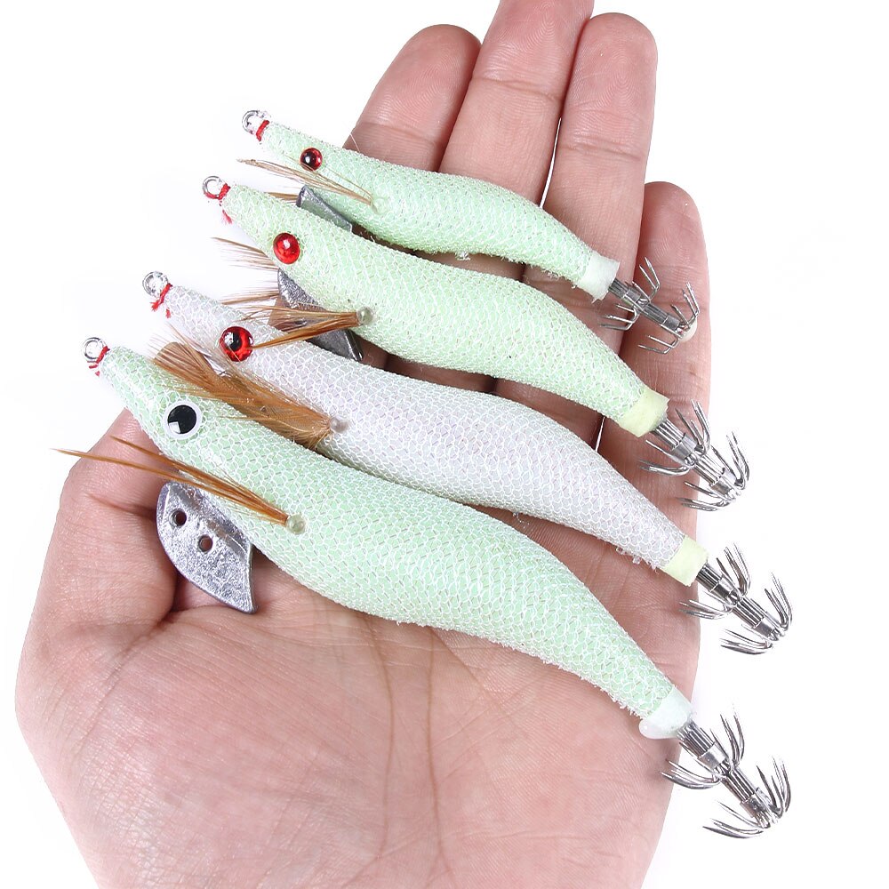 Fluorescent Shrimp Jigs