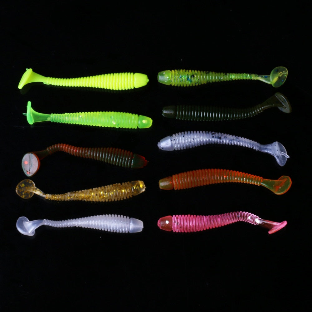 2 1/6in 1/6oz Soft Silicone Lure 10pcs
