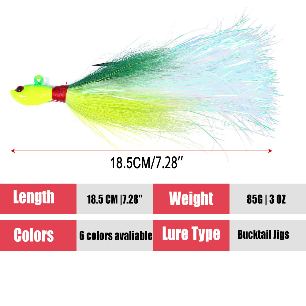 Bucktail Jigs Fluke Lures