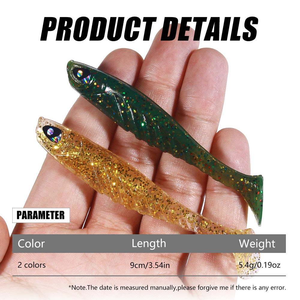 7.5CM 10pcs Soft Lures Silicone Bait Plastic Fishing Lure for Jig Hook –  Hengjia fishing gear