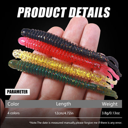 12CM 3.2G Worms Soft Lure