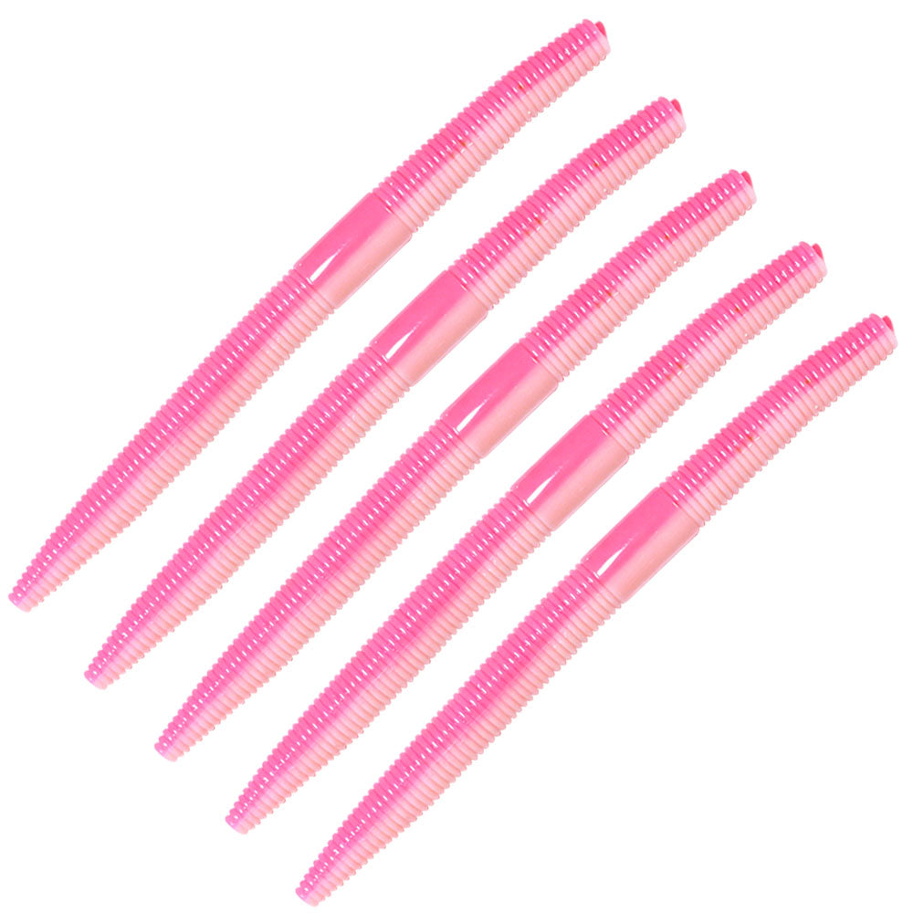 105mm 6g HENGJIA Soft Plastic Worm Baits 5pcs/bag