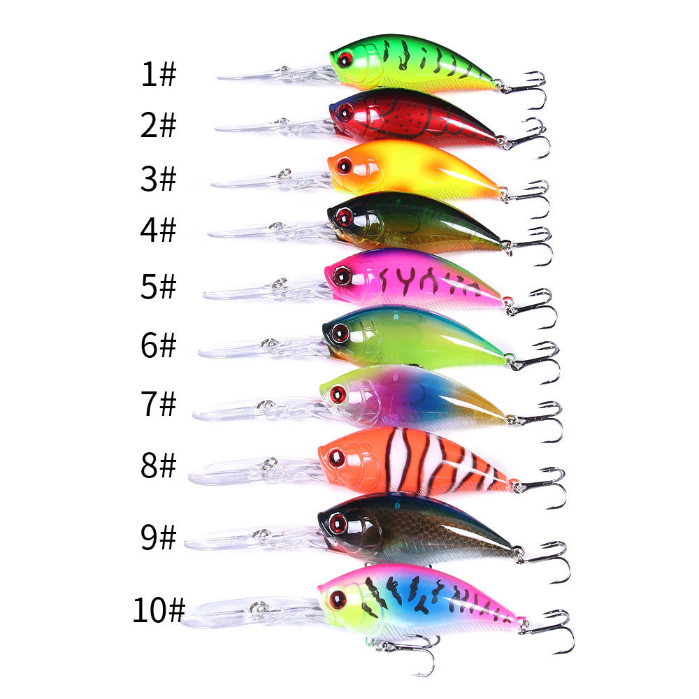 Minnow Fishing Lures Crank Bait Hooks Bass Crankbaits Tackle Sinking Popper  High Quality Fish Lure9926814 From Otke, $6.36
