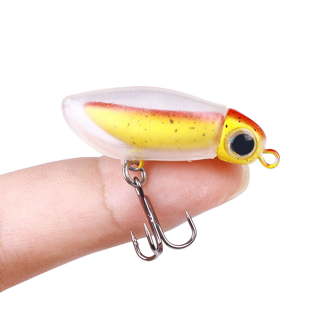 4CM 2.5G Soft Worm Topwater Lure Plastic Lures Pinfish