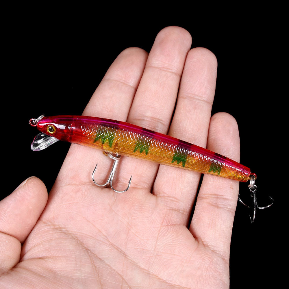  10PCS Unpainted Fishing Lures Deepwater Minnow