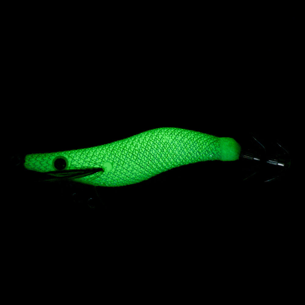 White Color Fluorescent Shrimp Jigs 2.0# 2.5# 3.0# 3.5# 4.0#