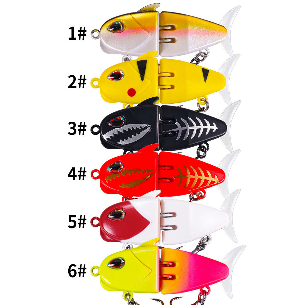 HENGJIA [NEW] 60mm 7.9G Small Jointed Swimbait Lure Bait JM076