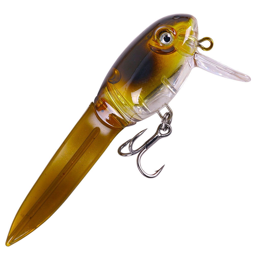 HENGJIA [NEW] 85mm 8.1G Soft Tail Jointed Swimbait Lure Bait JM077