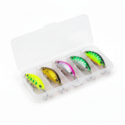 HENGJIA 5pcs 5cm 3g Minnow Lure Bait