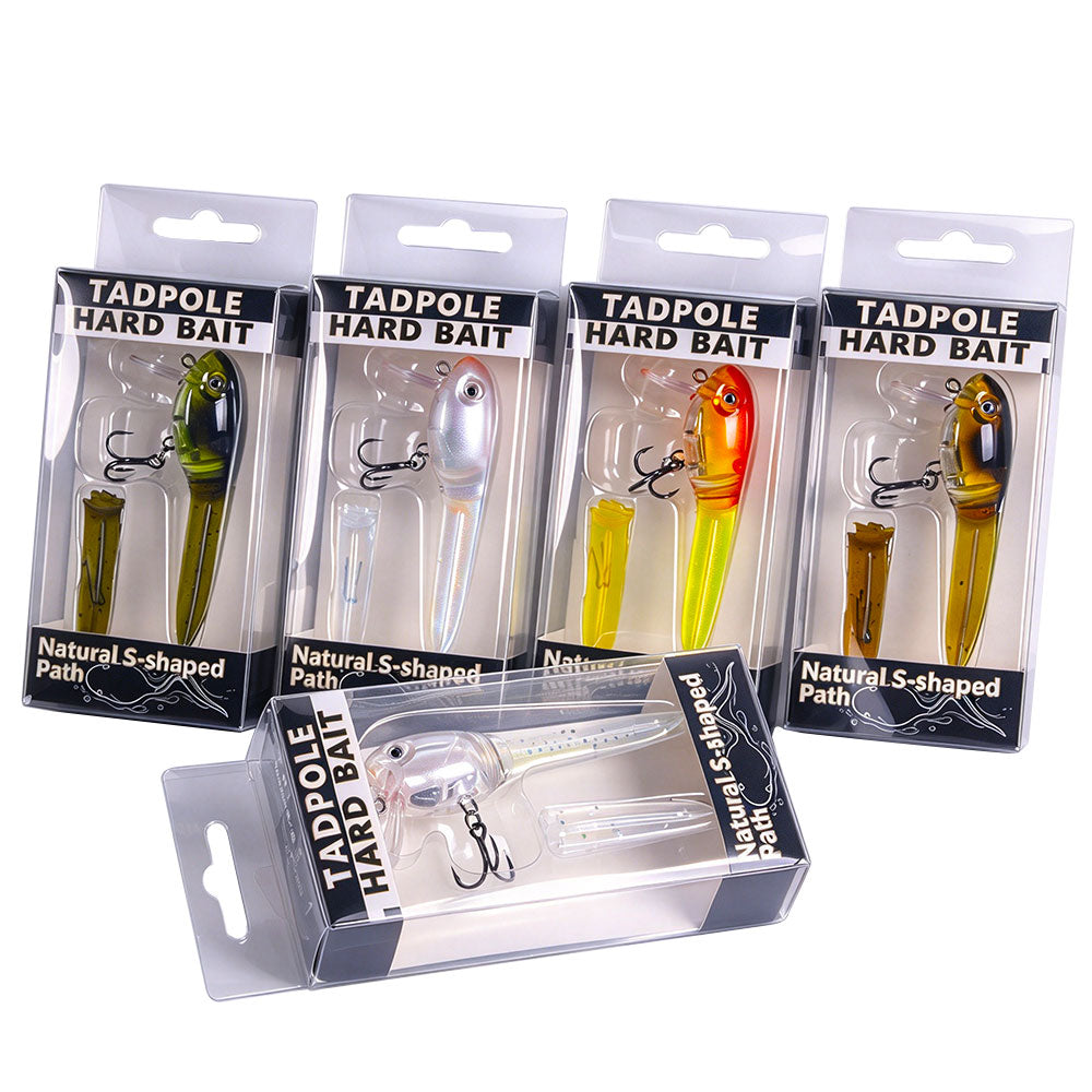 HENGJIA [NEW] 85mm 8.1G Soft Tail Jointed Swimbait Lure Bait JM077