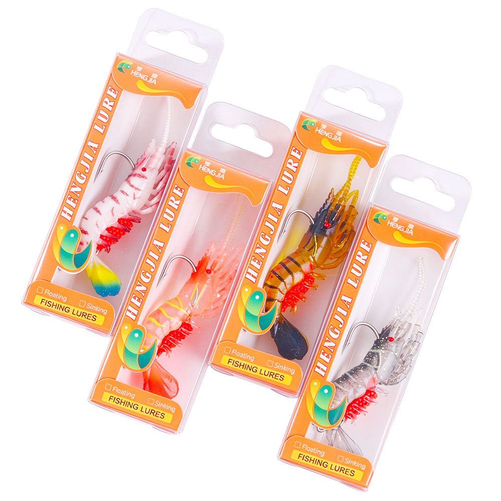 HENGJIA [NEW]86mm 7.9g Fishing Lures Prawn Shrimps Baits SO220