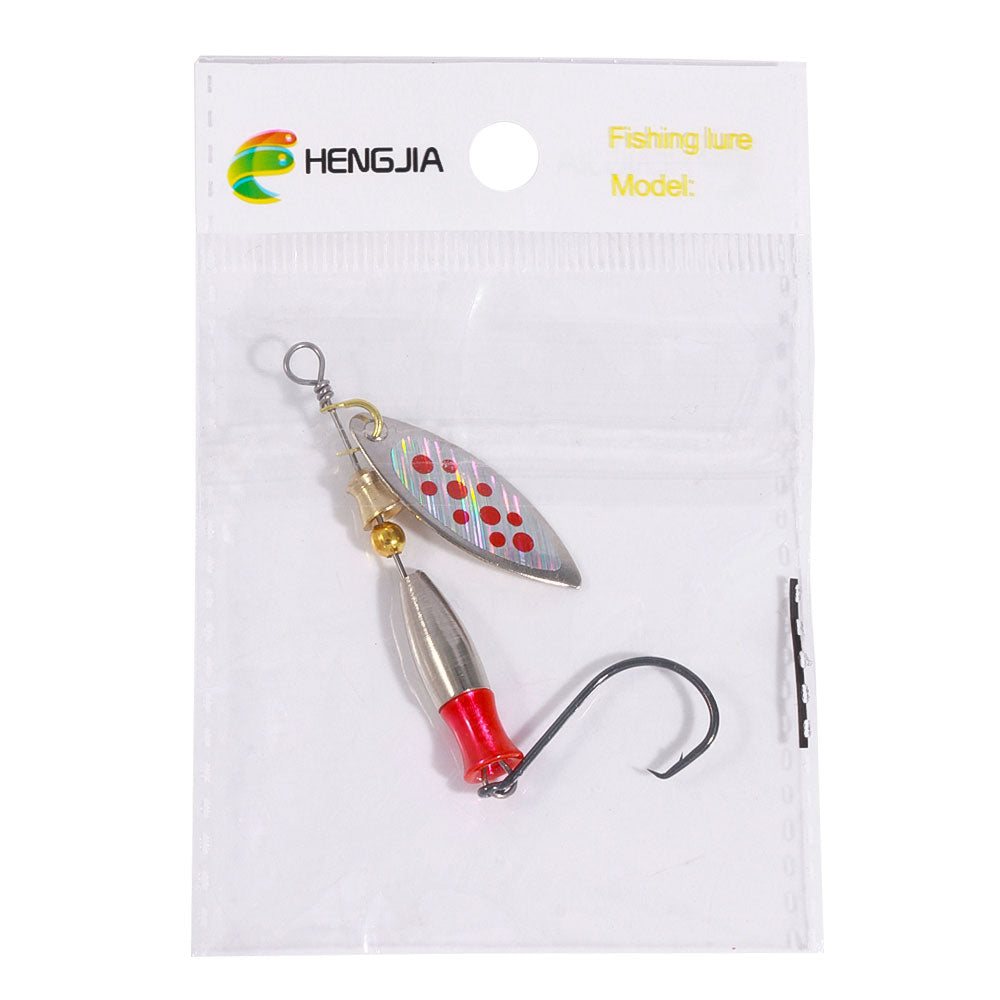 Mini Small Fish Spinnerbsit Ice Fishing Hooks Winter Fish Lures Single Hook  Metal Lure – the best products in the Joom Geek online store