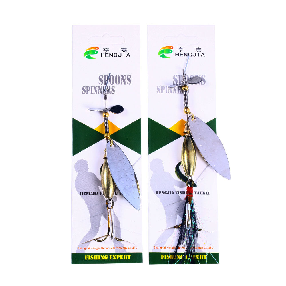 Fishing Spinner Metal Hard Bait Angled Miter Treble Hooks Tackle  Accessories New Fishing Hooks With Leader Line : : Sports &  Outdoors