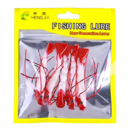 6.6cm 2.6g Double Color Soft Shade Lure