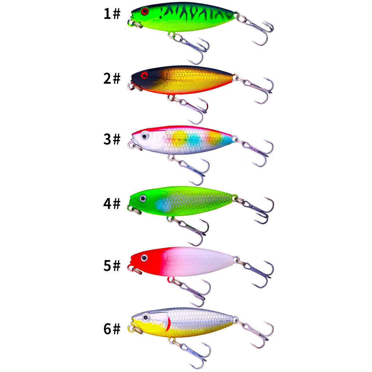 2.36inch 0.23oz 5G Small Pencil Popper Lure