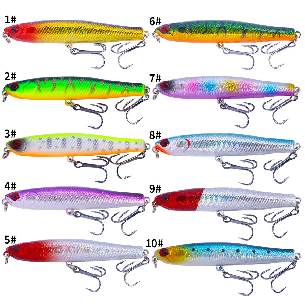 5cm 6.5cm 8.5cm Topwater Floating Pencil Lure