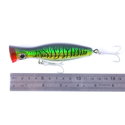 6pcs set 13cm 43g HENGJIA Big Popper Lure Popper Lures Fishing Lure Bait