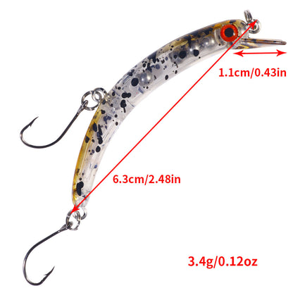 HENGJIA  6.3CM 3.4G Minnow Lure NEW M179I