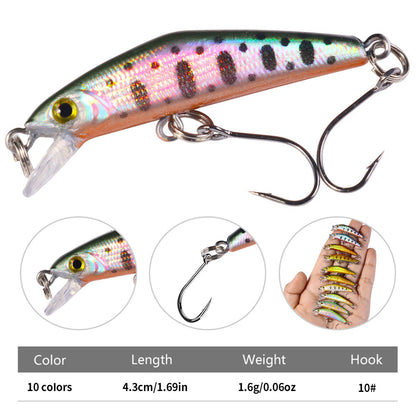 4.3cm 1.6g Minnow Lure NEW