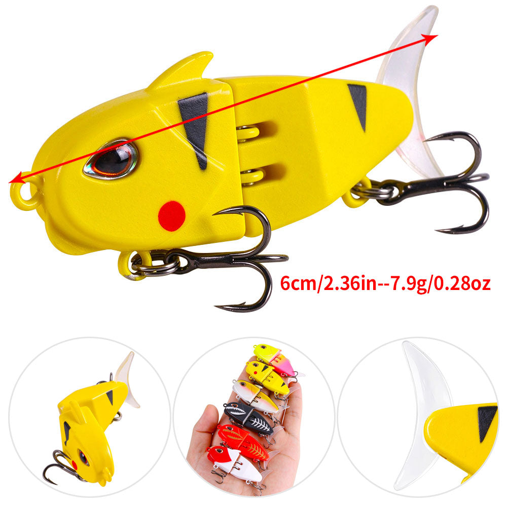 HENGJIA [NEW] 60mm 7.9G Small Jointed Swimbait Lure Bait JM076