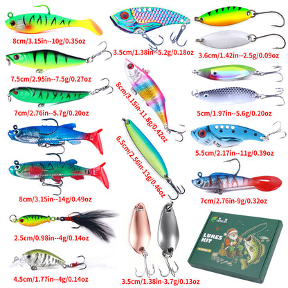 18pcs Fishing Lure Gift Box