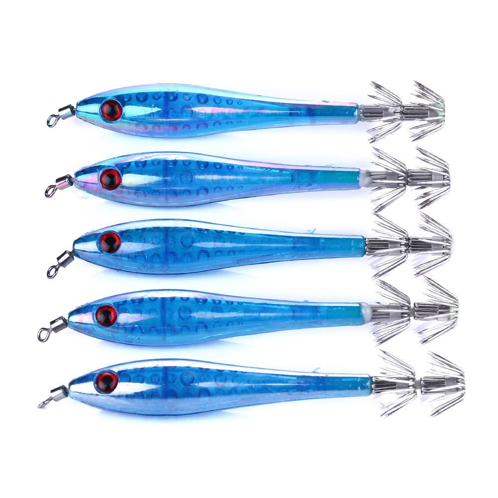 9.5CM 6G Custom Squid Jigs Japanese Squid Jig Hard Squid Lure Jig Plastic