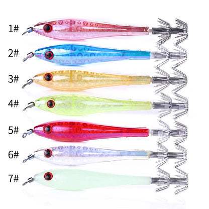 9.5CM 6G Custom Squid Jigs Japanese Squid Jig Hard Squid Lure Jig Plastic