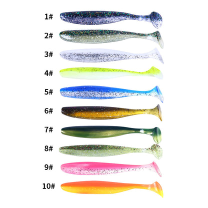 120pcs Soft Bait Set with Jig Hook Fishing Combos