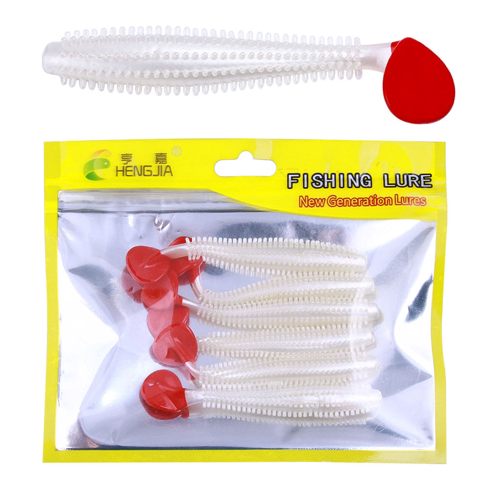 Buy Leoie Soft silicone Bait Frog Fishing Lures with Tassel Tail
