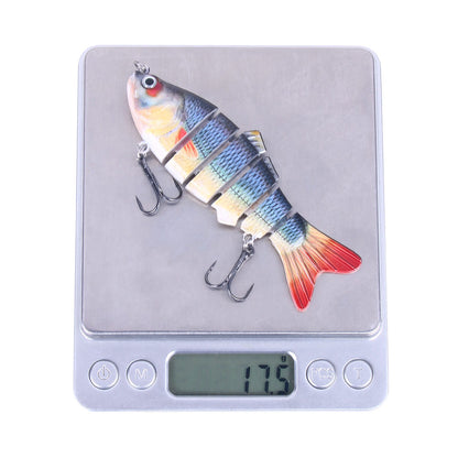 HENGJIA 10CM 18G 6 Section Lure Segment Jointed Swimbait