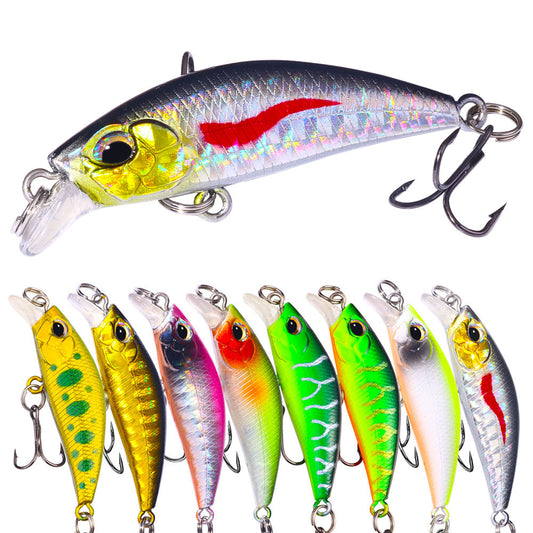 HENGJIA 8pcs set Small Size Minnow Lure 5cm 3g M177