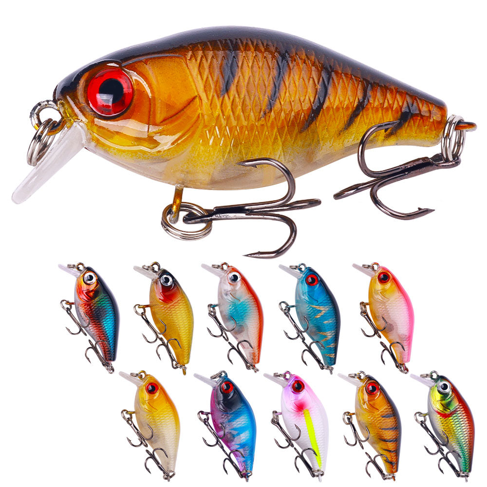 4.5cm 4g Mini Hard Plastic Crankbait LuresTop water plastic Lure|HENGJIA – Hengjia fishing gear