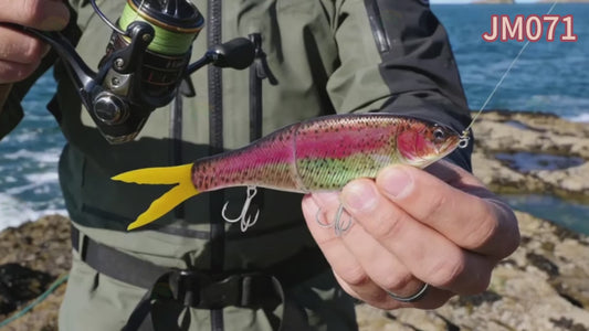 HENGJIA 17.3cm 41g Multi Jointed Fishing Lures Sinking Swimbait