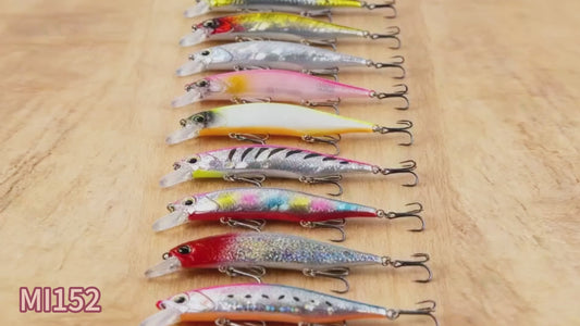 4.72''  0.52oz Minnow Lure with 3 Hooks