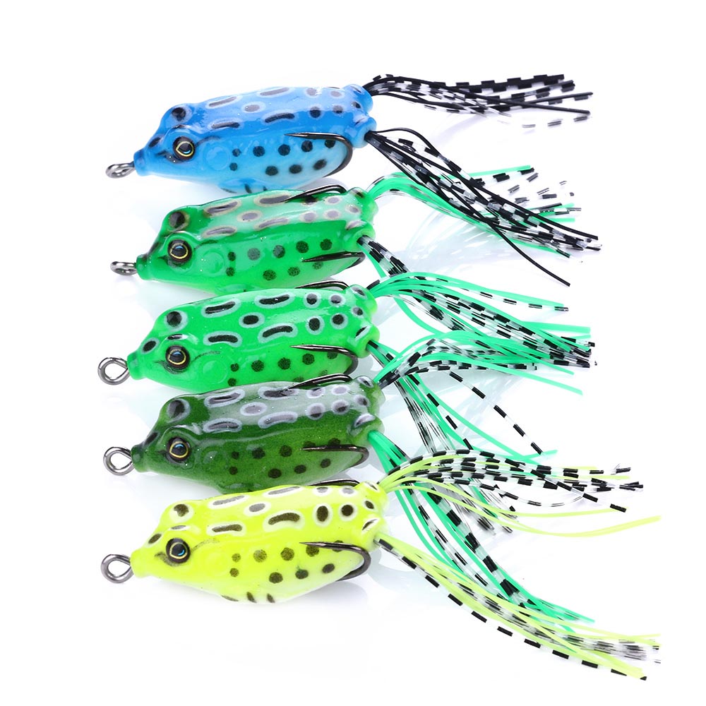 4pcs/bag 5.2g/6cm Soft Rubber Frog Lure Artificial Topwater Frog Shape  Wobblers Bait For Bass Fishing Tackle - Fishing Lures - AliExpress