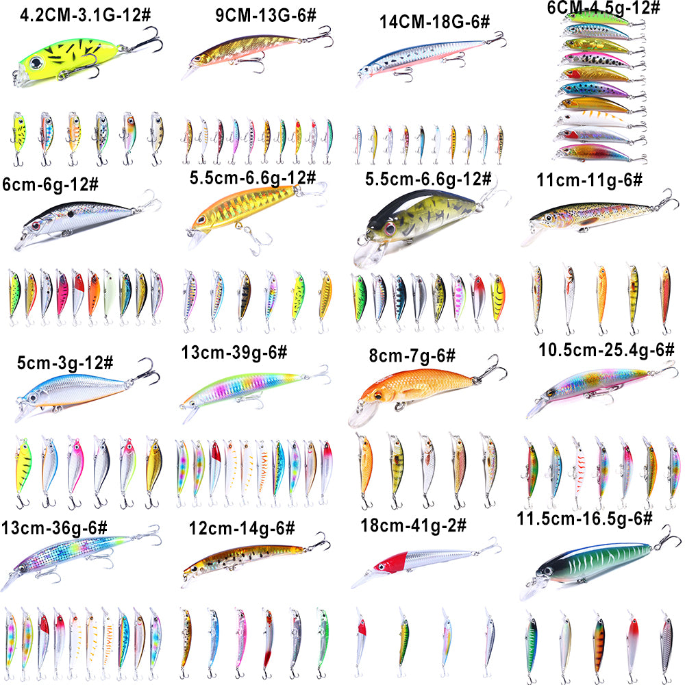 Customized Wholesale Minnow Fishing Lures