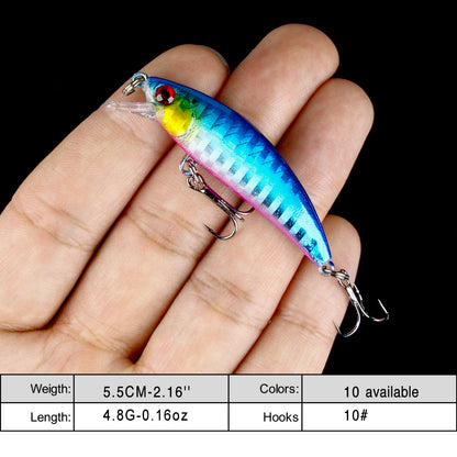 2.16'' 0.16oz Sinking Minnow Short Lip