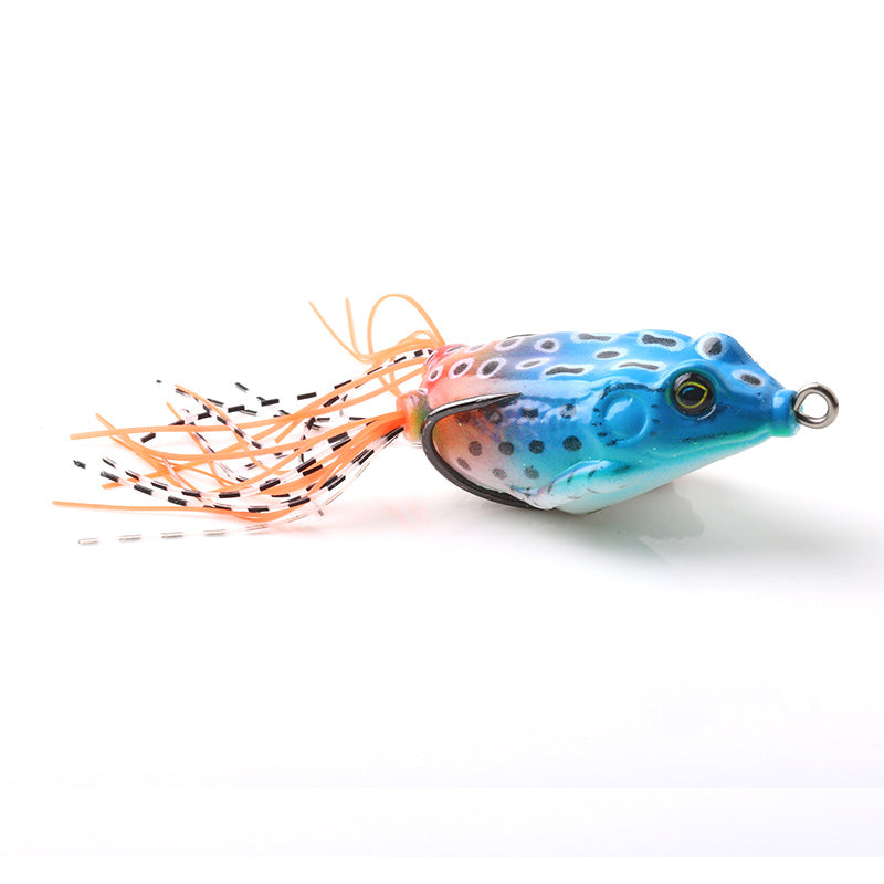 Topwater Frog Fishing Lure Kit Artificial Hollow Body Soft Lure