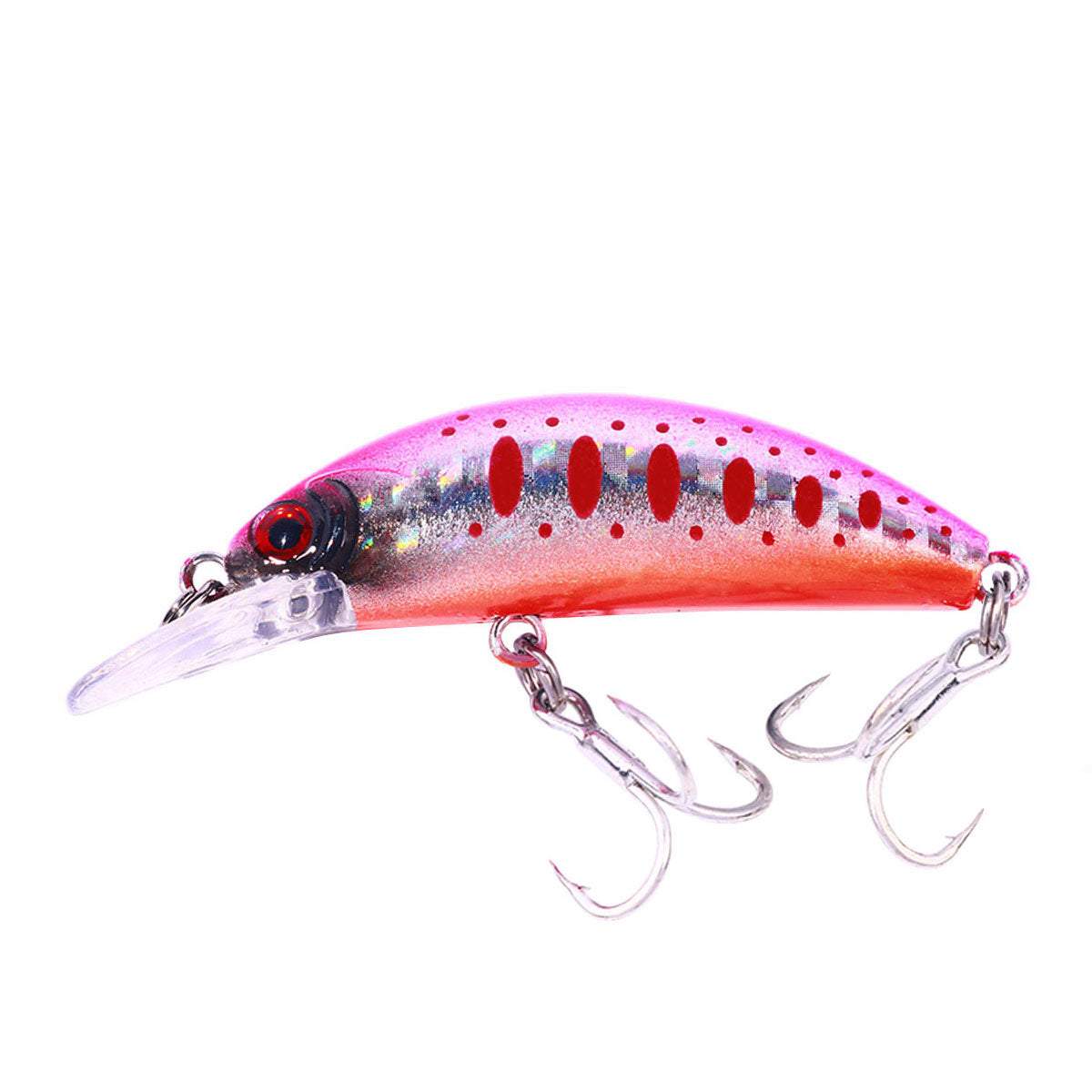 2.36'' 0.19oz Sinking Minnow Lures Hard Plastic for Bass