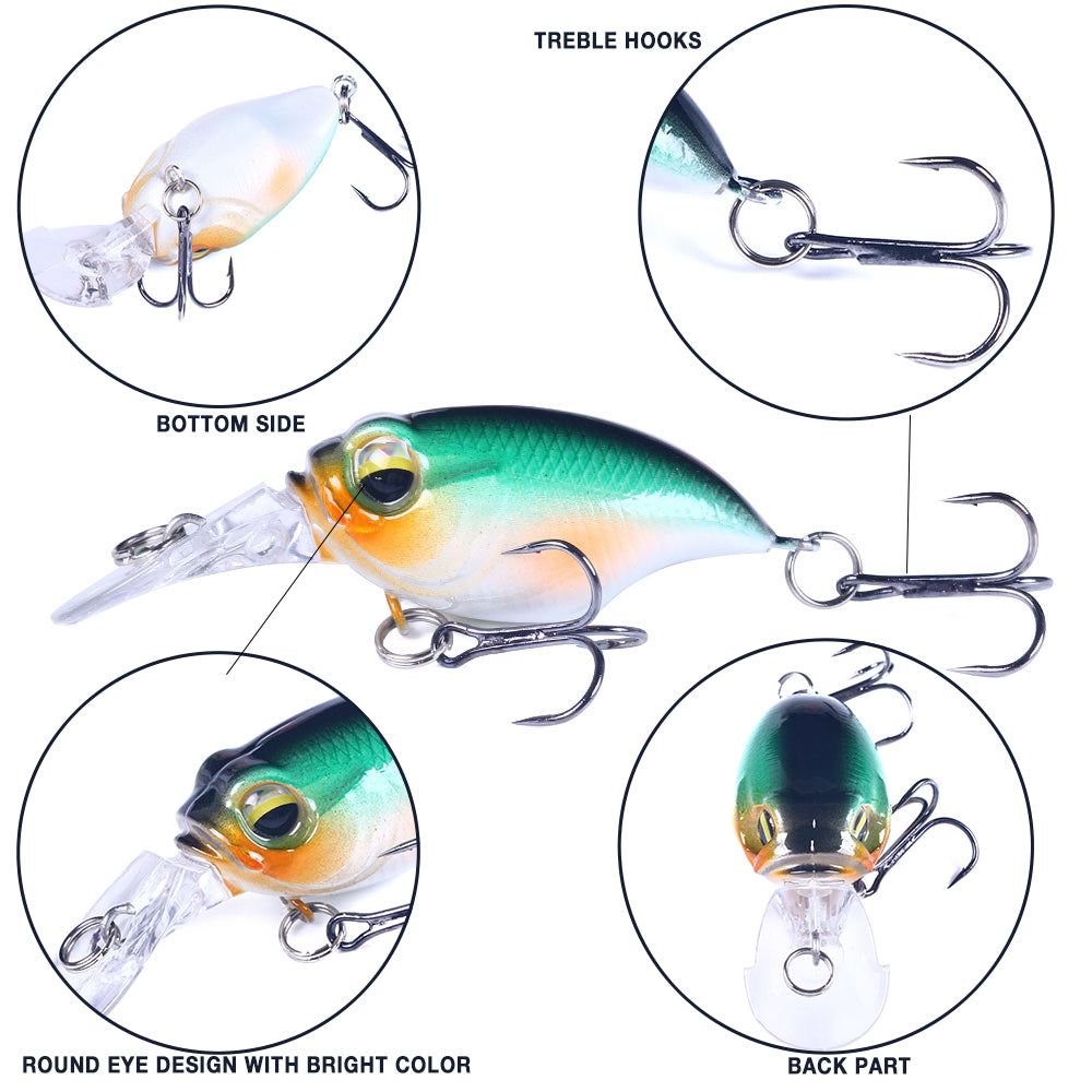 Crankbait Wobble Fishing Lure