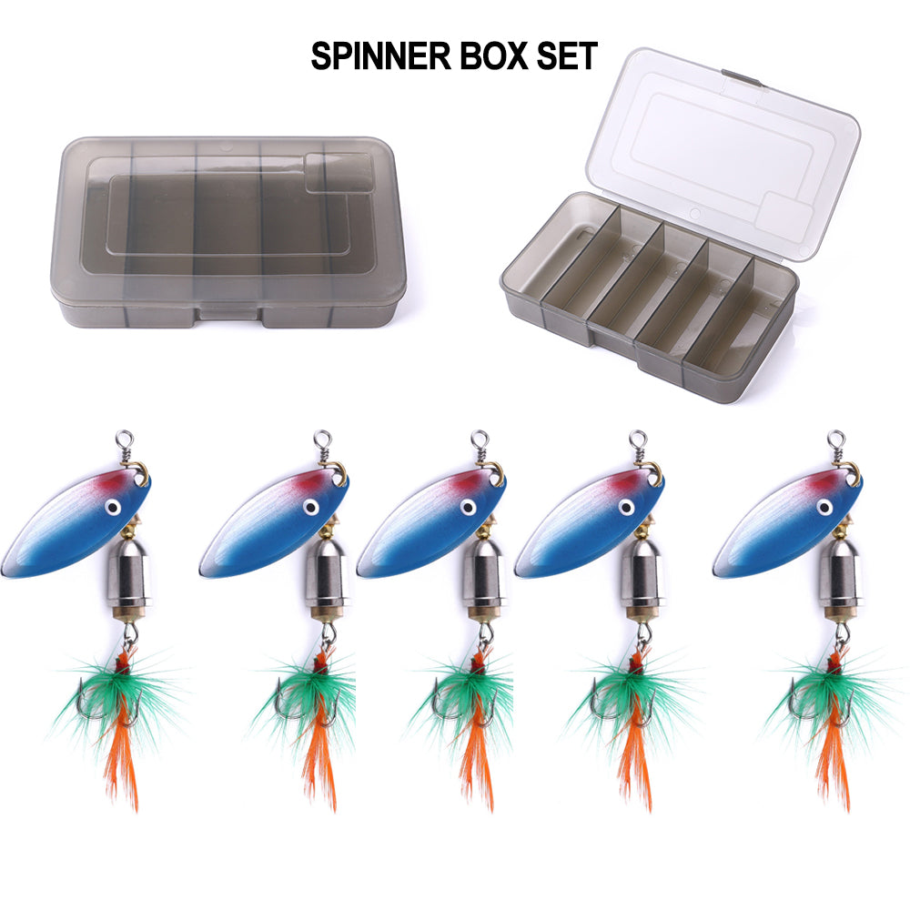 Spinnerbait Hard Metal Spinner Lure Kit