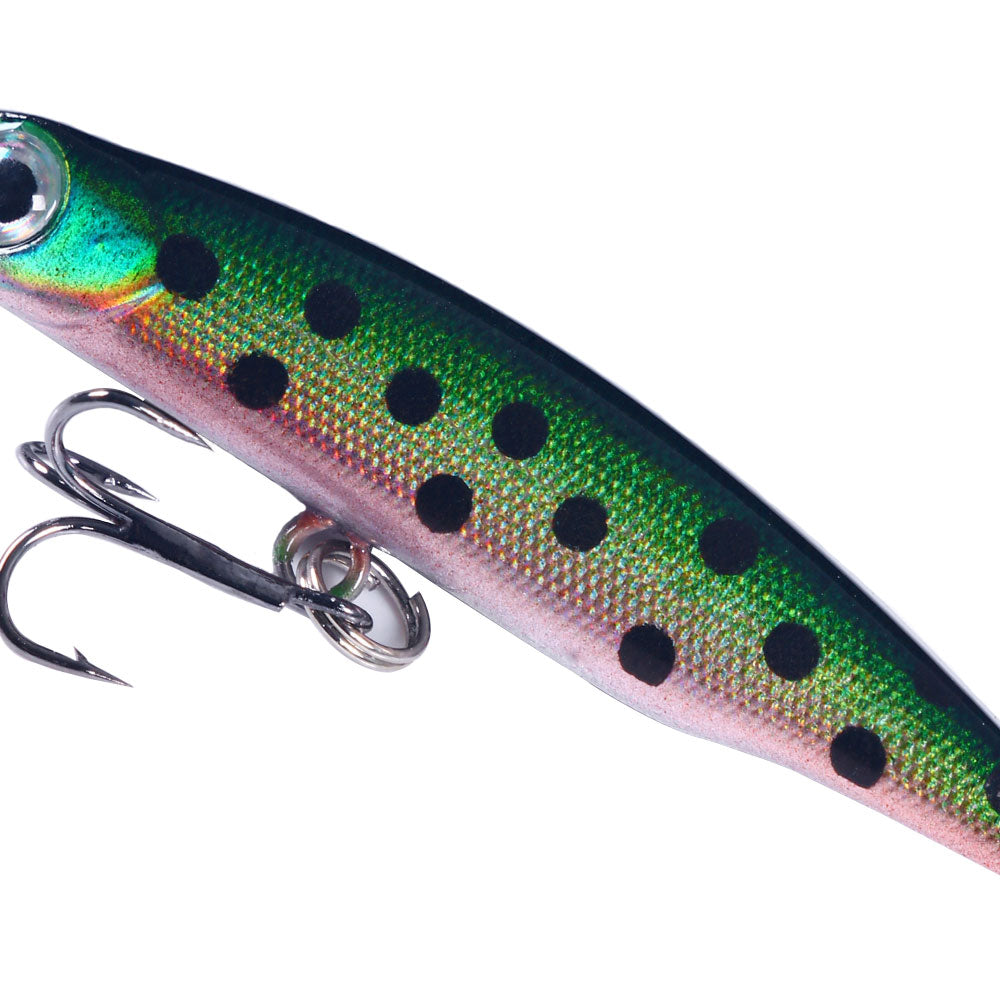 Cheap 5pc HENGJIA 0.26oz/2.6'' Metal Fishing Spoons Bait Trout Bass Pike Fishing  Lures 2 colors