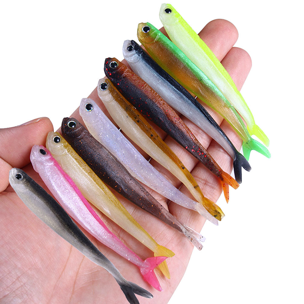 3 1/3in 4/43oz Soft Silicone Lure Plastic Minnow Lures – Hengjia
